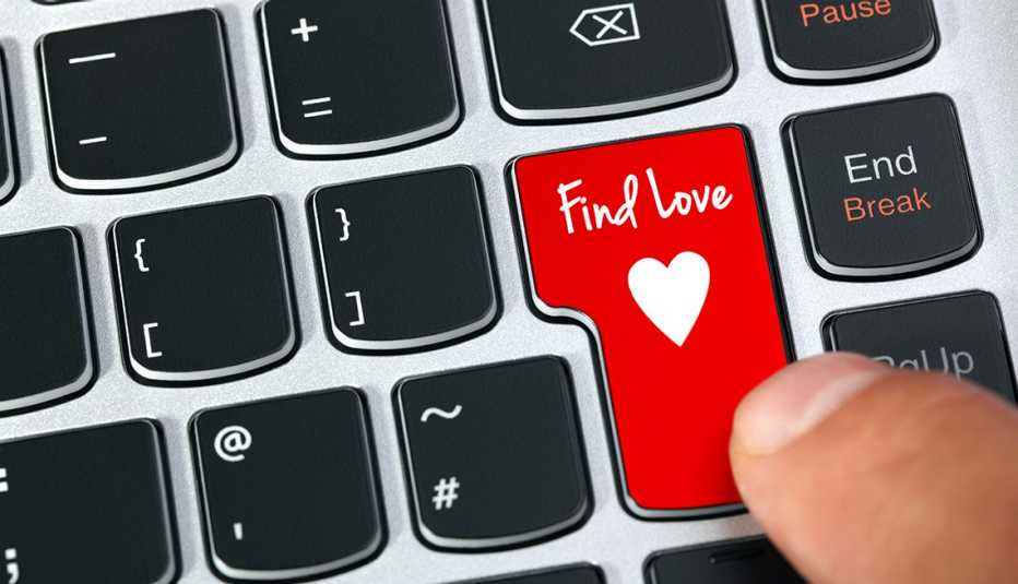 Online dating concept