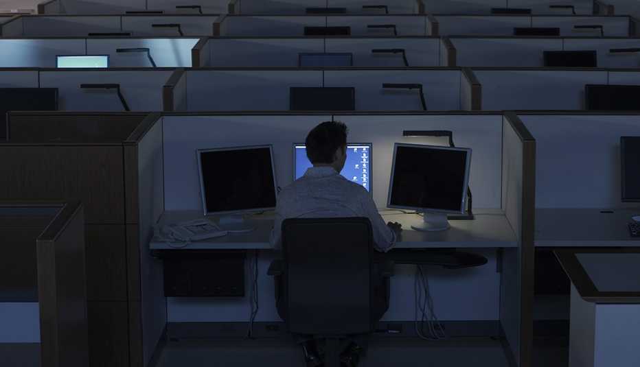 Call center scam concept